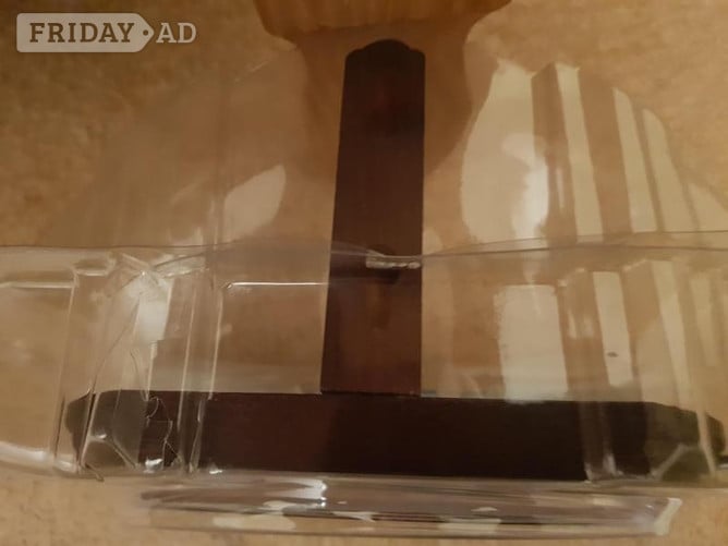 Weston-Super-Mare New Nouveau mahogany effect soap dish holder