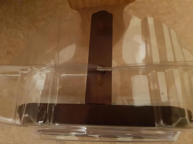 Weston-Super-Mare New Nouveau mahogany effect soap dish holder