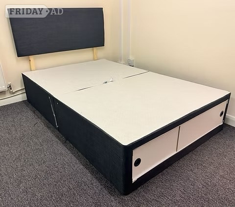KING SIZE DIVAN BASE WITH SLIDE STORAGE AND HB in Rotherham