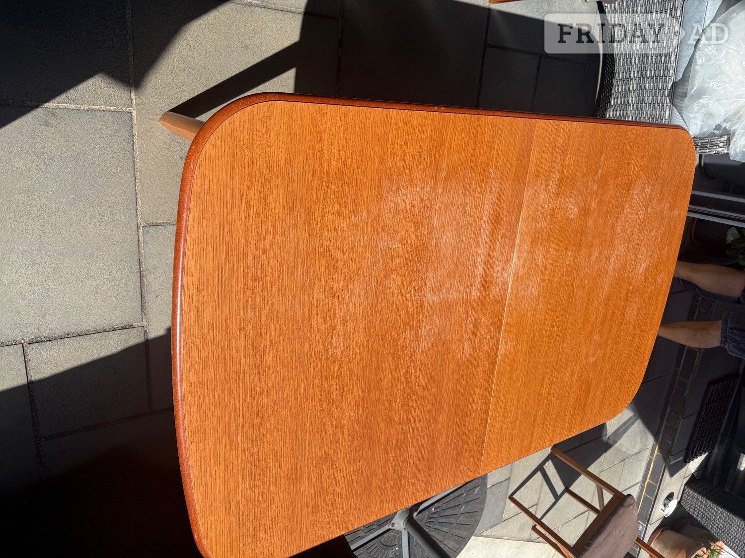 Brighton Teak extendable dining table with 6 chairs