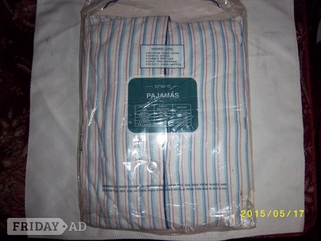 Stourbridge Mans  Striped Flannel and Scottish Check Plad Pajamas