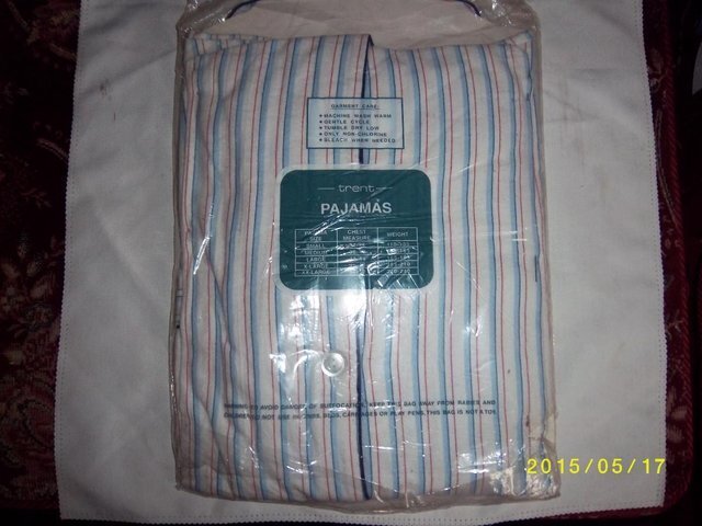 Stourbridge Mans  Striped Flannel and Scottish Check Plad Pajamas