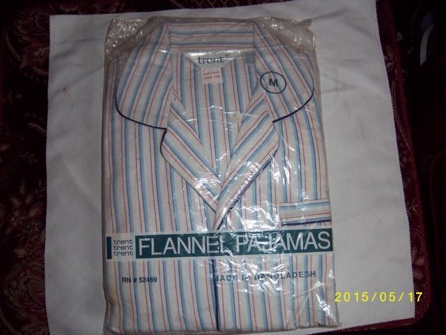 Mans  Striped Flannel and Scottish Check Plad Pajamas - Clothing, Footwear & Accessories in Stourbridge
