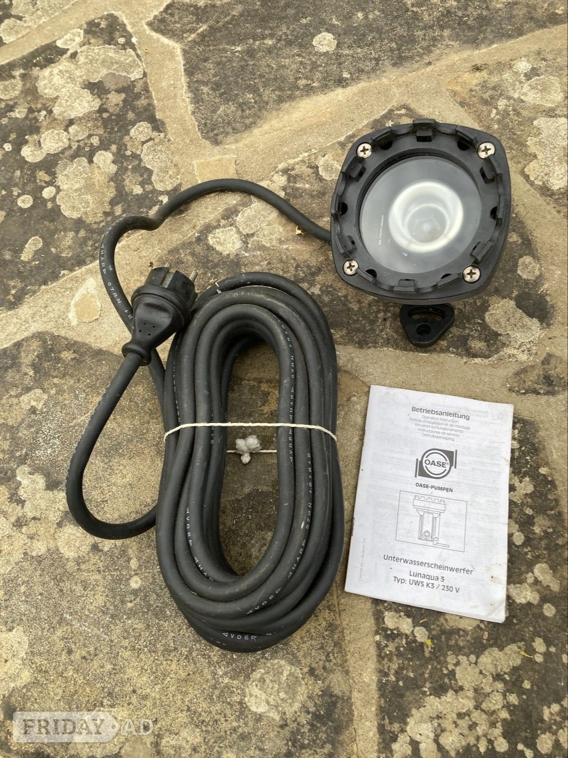 Oase Lunaqua 3 Under Water Spot Light - UWS K3/230v