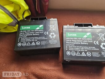 4 mobility batteries  plus charger