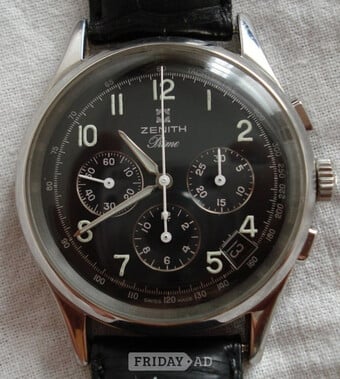 WANTED: Zenith 'Prime' Chronograph gents watch.