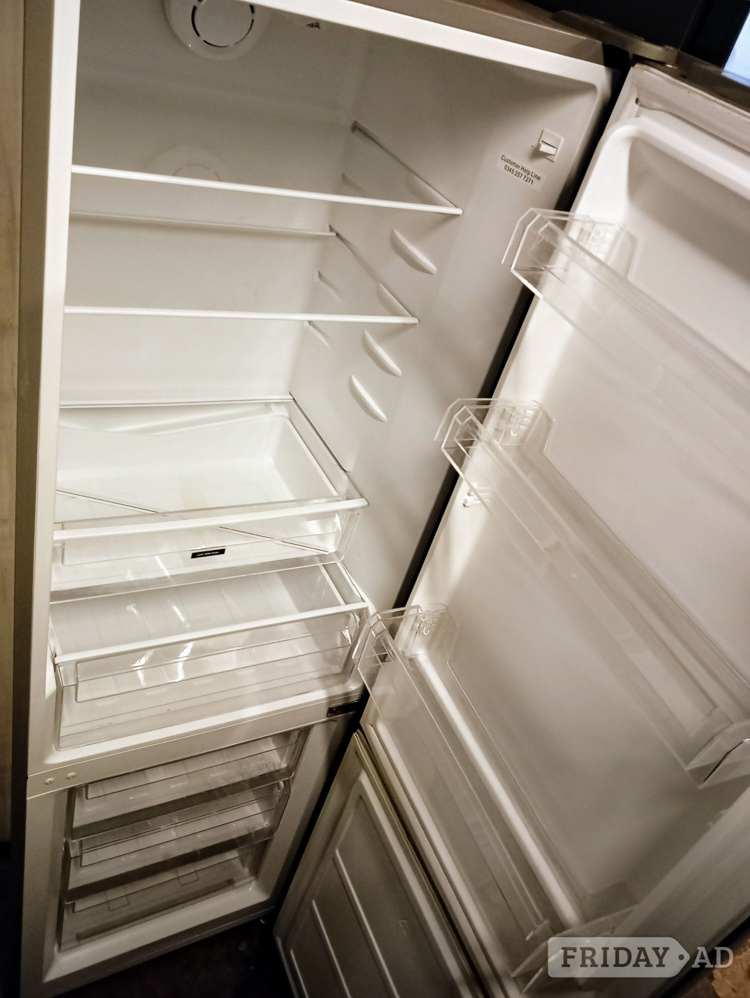 BUSH big size fridge freezer in excellent condition 
