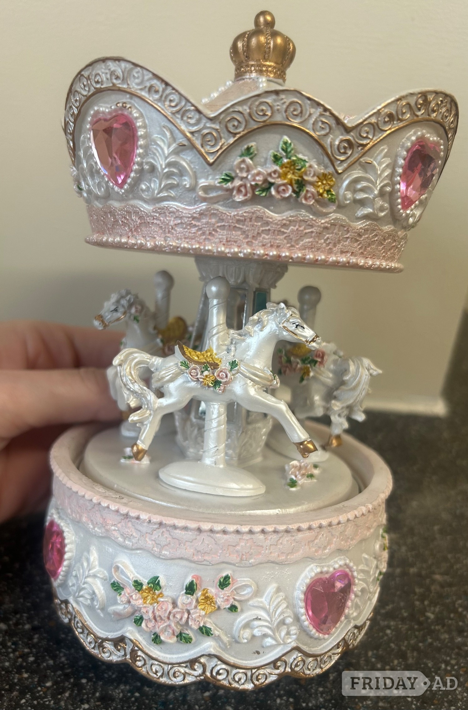 Wind up Musical carousel