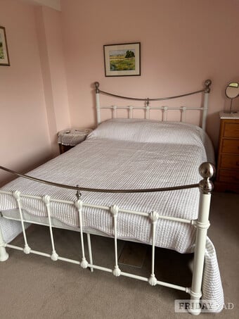 Pretty Double Bed with mattress