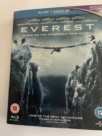 `Everest` Based  on the incredible true story. Blue Ray