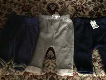 3 pairs of jogging bottoms for 3-6 months