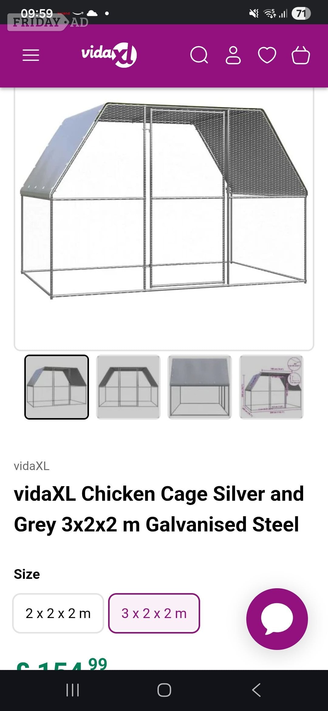 New unopened chicken run/catio