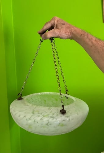 Antique Glass Lamp Shade