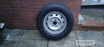 WHEEL AND TYRE 16" 130 PCD X1 FOR MOTORHOME DUCATO BOXER RELAY 