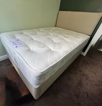 SINGLE - TENDER SLEEP TUFTED ORTHOPAEDIC MATTRESS DIVAN BASE
