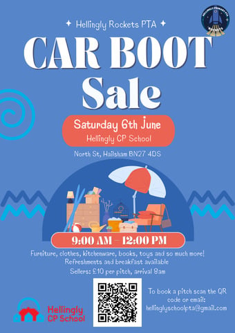 Hellingly Rockets PTA Boot Sale
