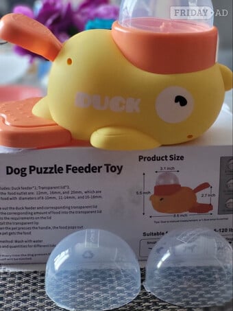 dog puzzle toy feeder  used once  see discription