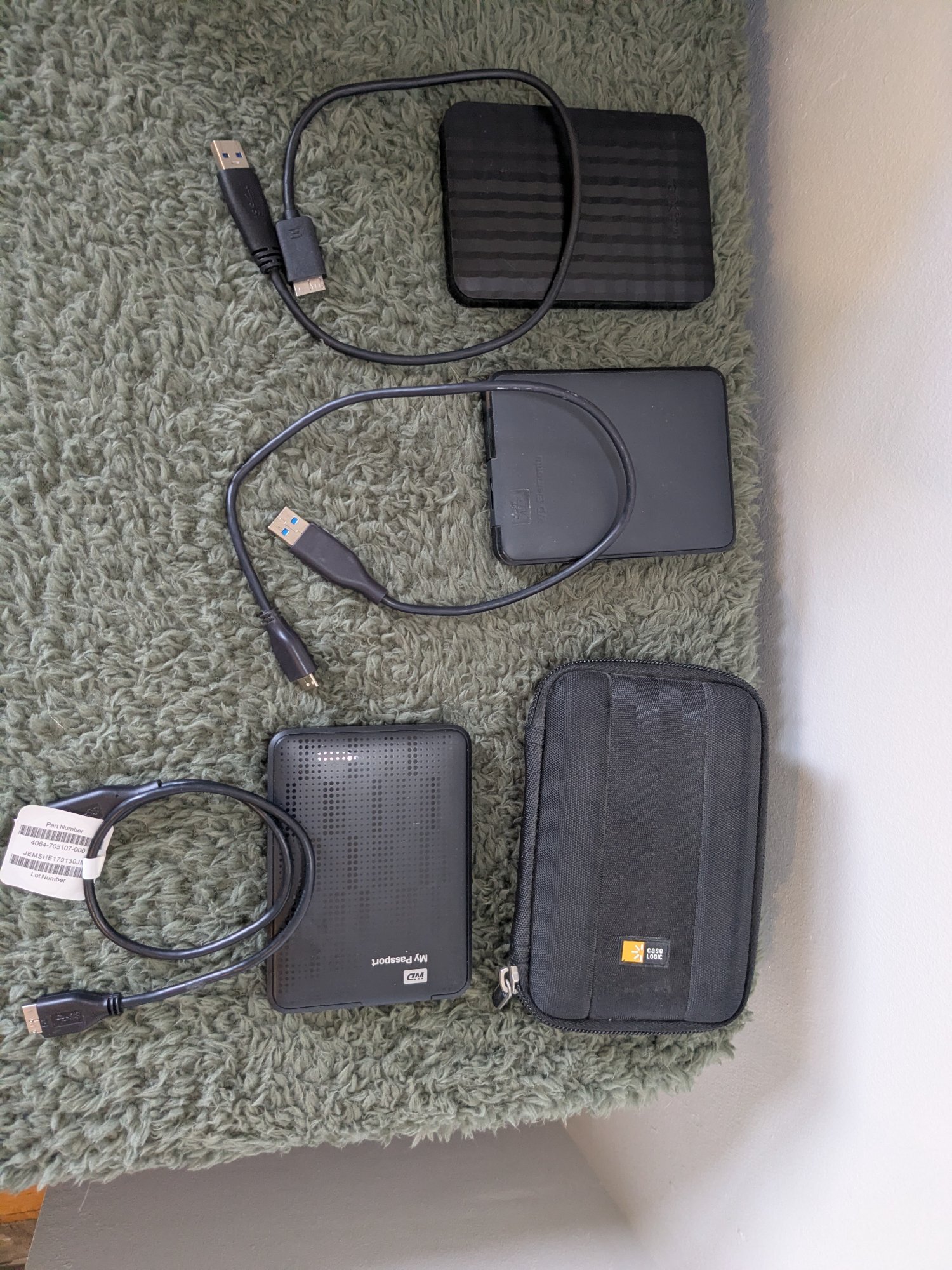 2 x Tested 1TB Portable Hard Drives