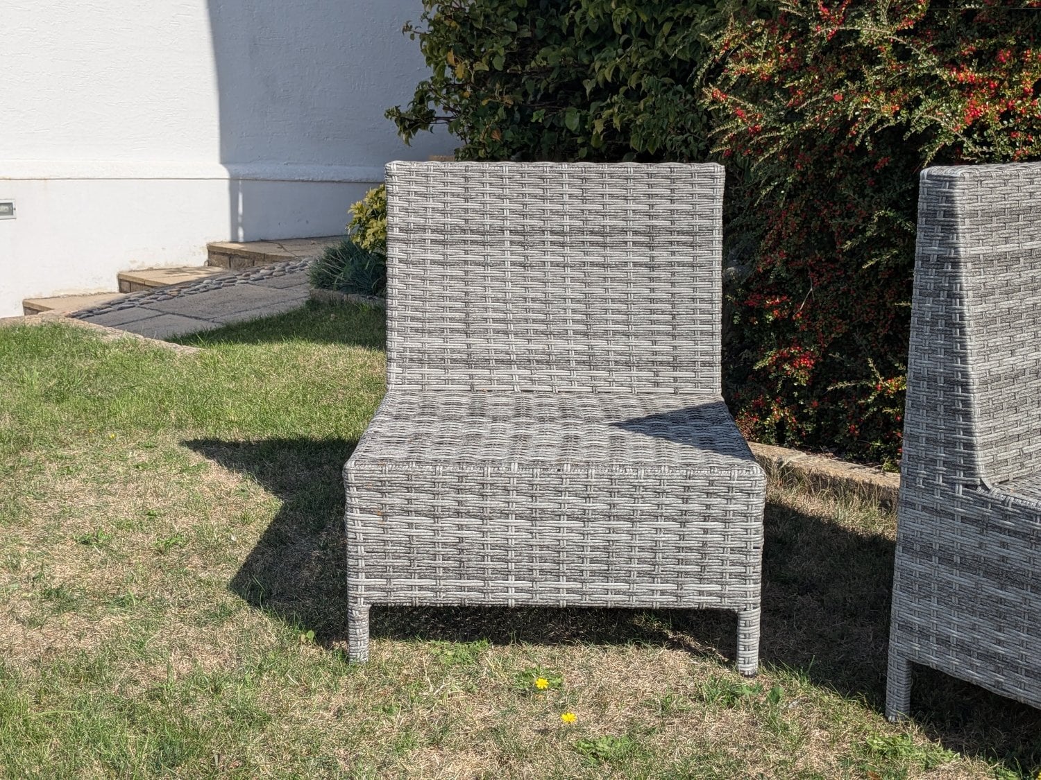 Rattan garden furniture