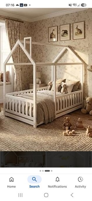 Baby and toddler bed