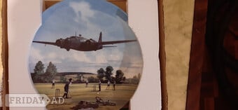 9 x ROYAL DOULTON RAF Heroes of the sky plates