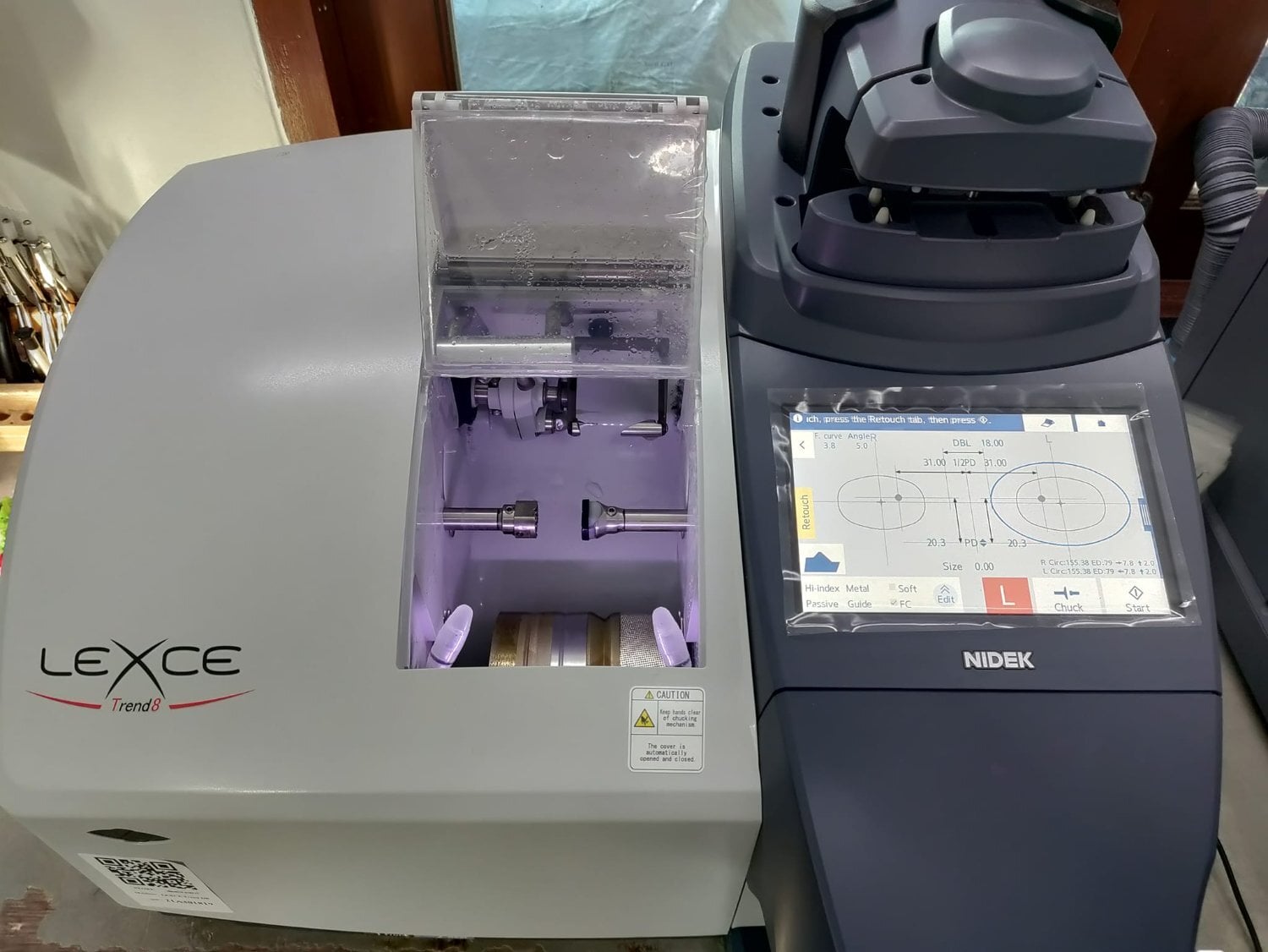 Nidek Patternless LEXCE Trend8 Lens Edger in Aboyne