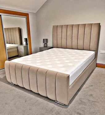 Panel Line Bed With Optional Mattress For Sale & COD Available
