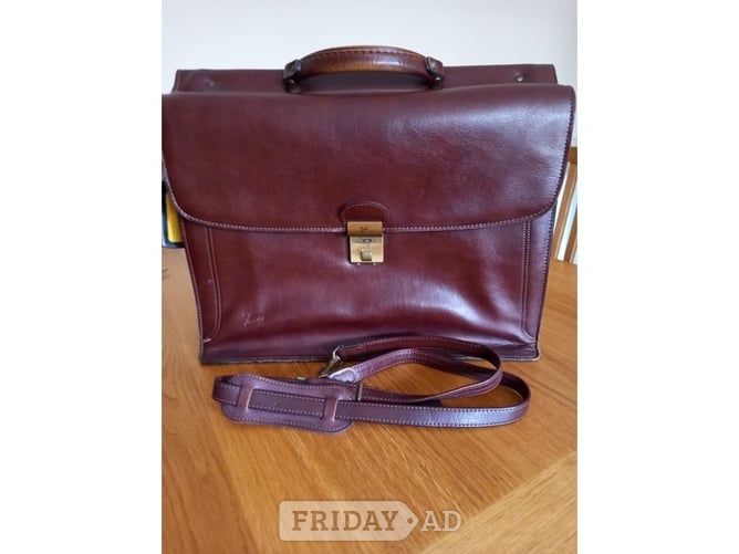 Leather Brief Case in Newmarket