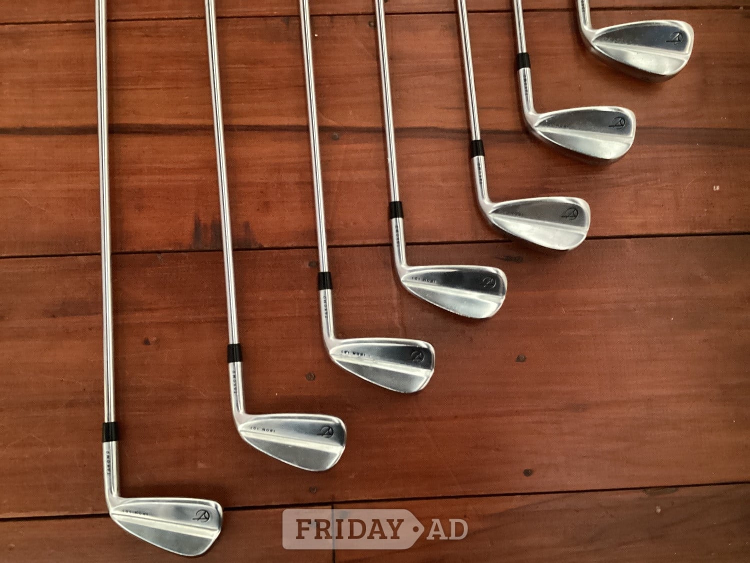 Takomo 101 Irons 4-PW Right Handed KBS Tour Lite Regular Flex 