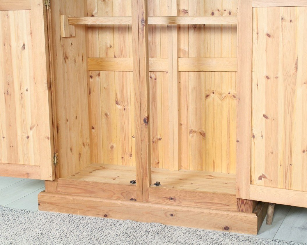 Delivery Options - Pine Farmhouse Wardrobe 2 Hanging Rails