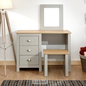 LANCASTER DRESSING TABLE SET - GREY