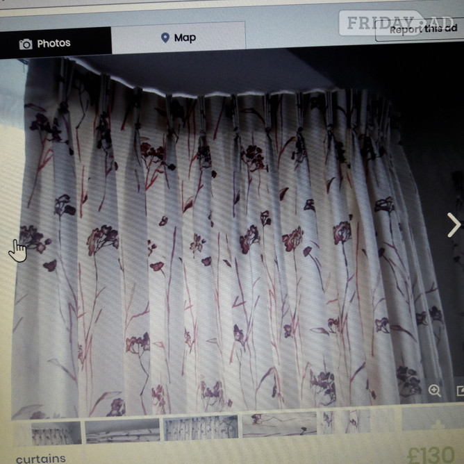 Crowson fabric CURTAINS in Worthing