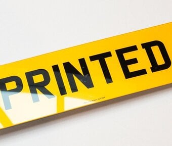 High-Quality 2D Printed Number Plates in Ilford