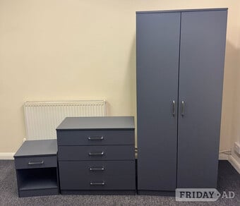 DAKOTA TRIO SET - DARK GREY