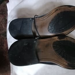 Mens George Size 8 Upper Leather Shoes