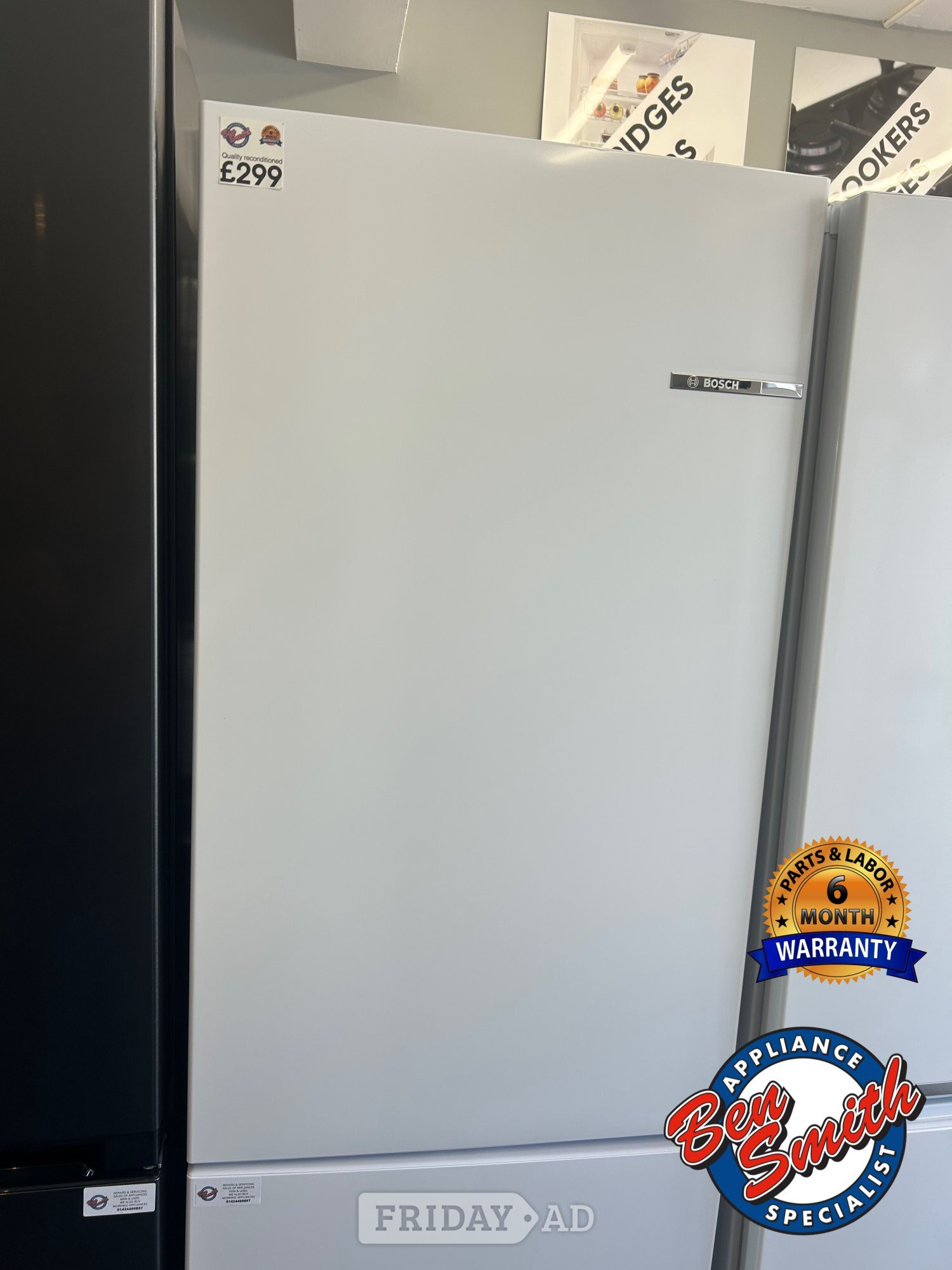BOSCH 60/40 FRIDGE FREEZER in St. Leonards-On-Sea