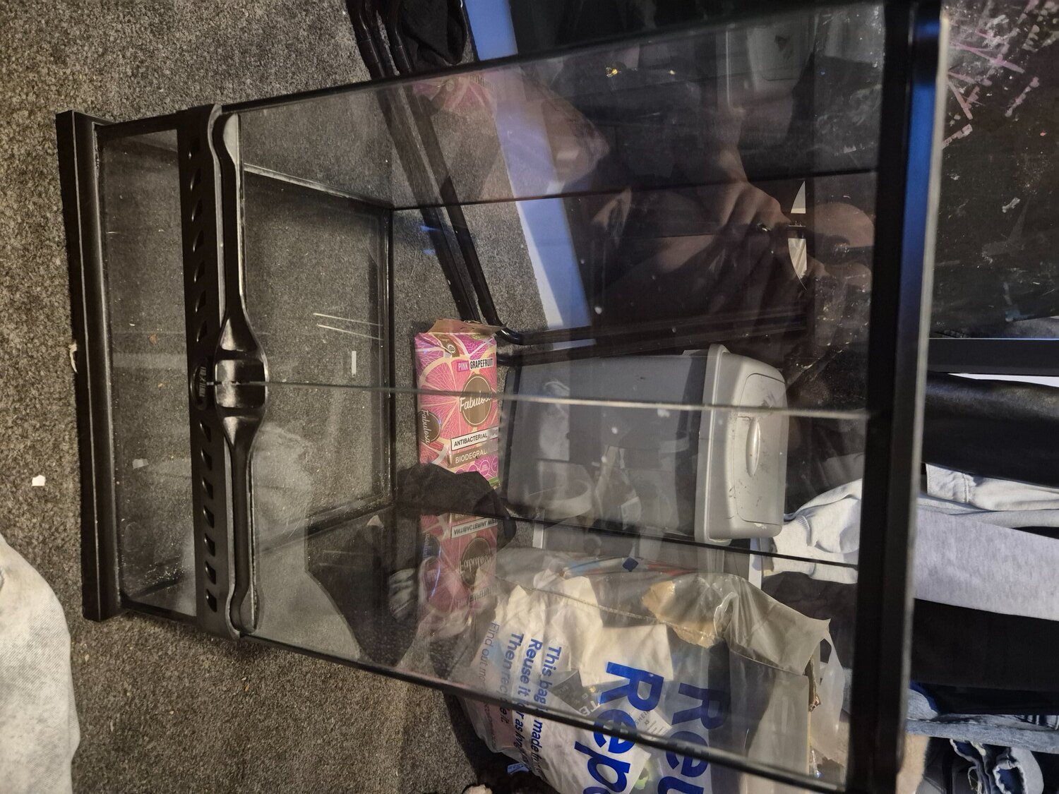 Vivarium with two hides  - Furniture