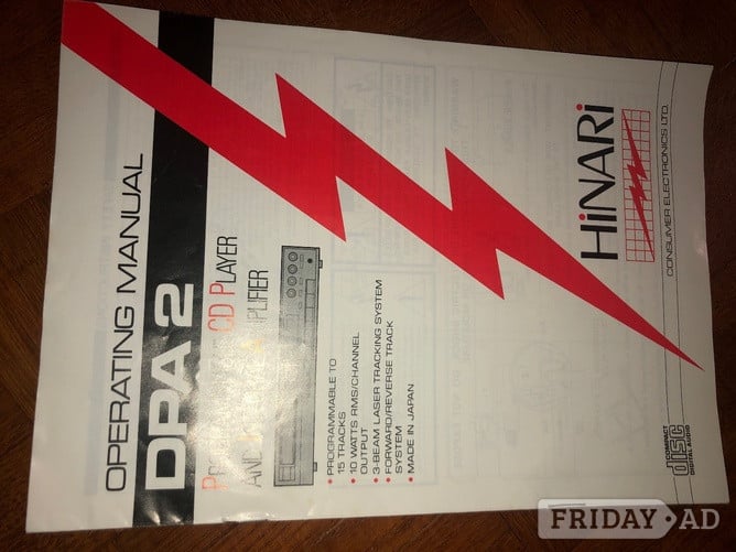 Hinari digital 3D beam laser system CD player
