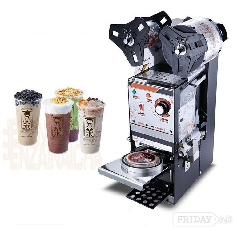 Electric Cup Sealing Machine Semi Auto Sealer For Bubble juice in Birmingham