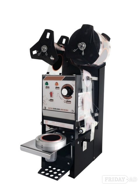 Electric Cup Sealing Machine Semi Auto Sealer For Bubble juice