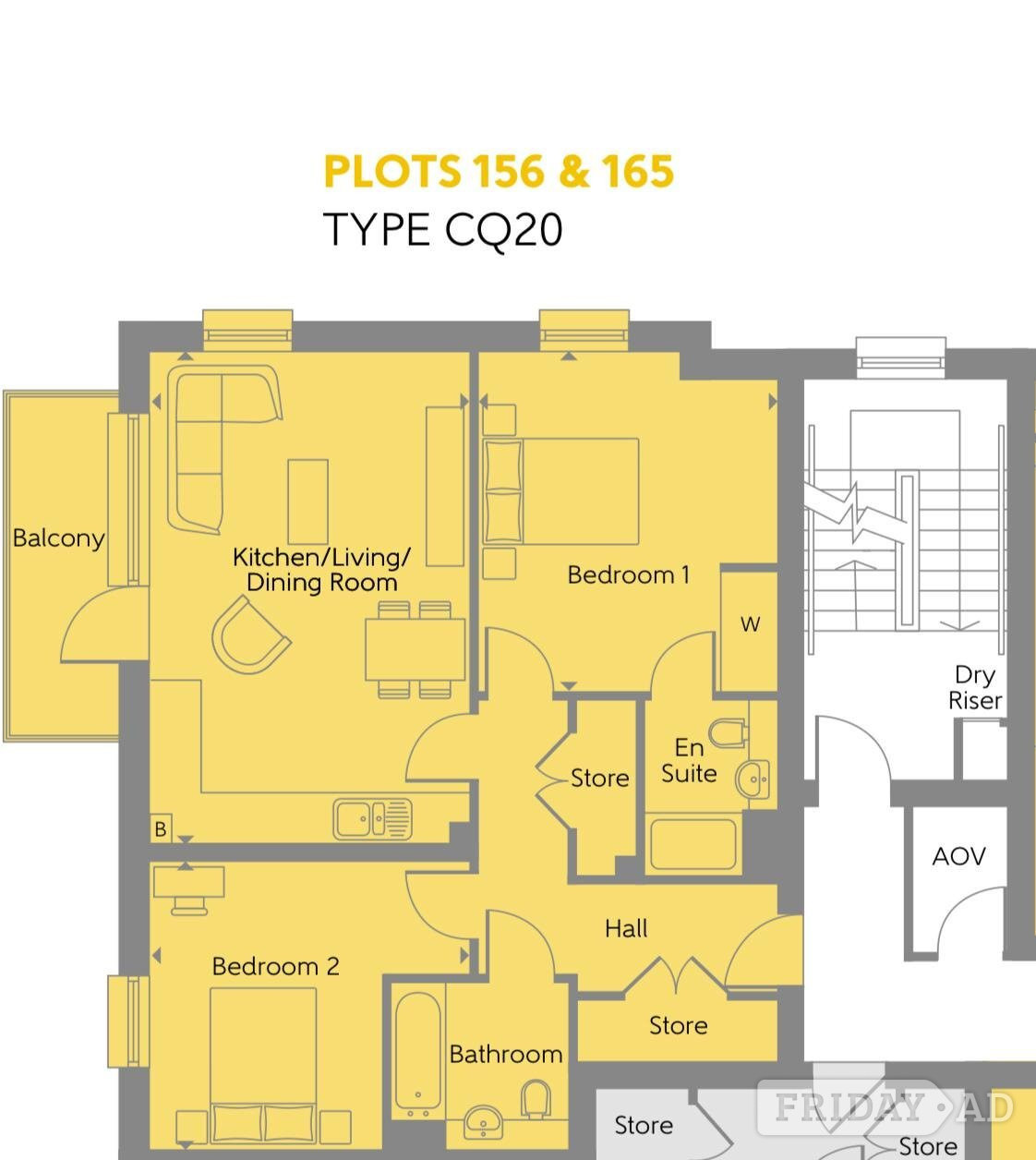 For sale Modern Apartment 2 bedrooms 2 bathrooms parking space