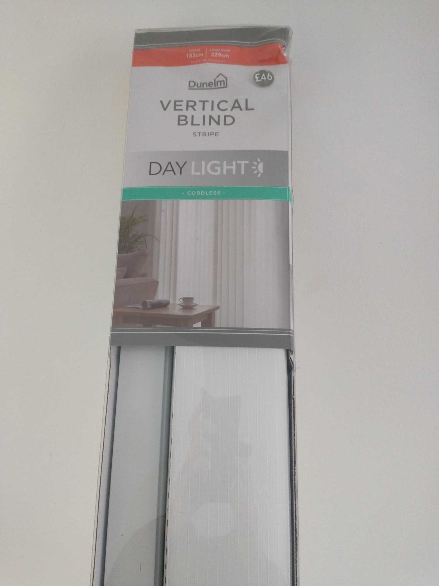 Vertical blinds from Dunelm 