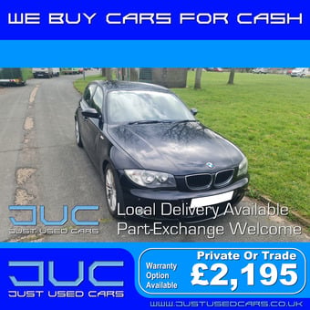 BMW 1 Series 2.0 120D M Sport (Manual Diesel) 07 Reg 2007, 86,211