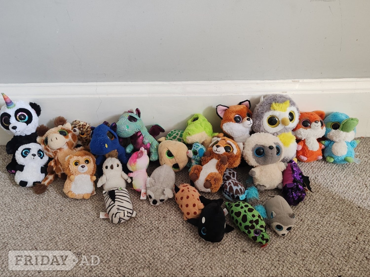 Ty and beanie boo teddies 
