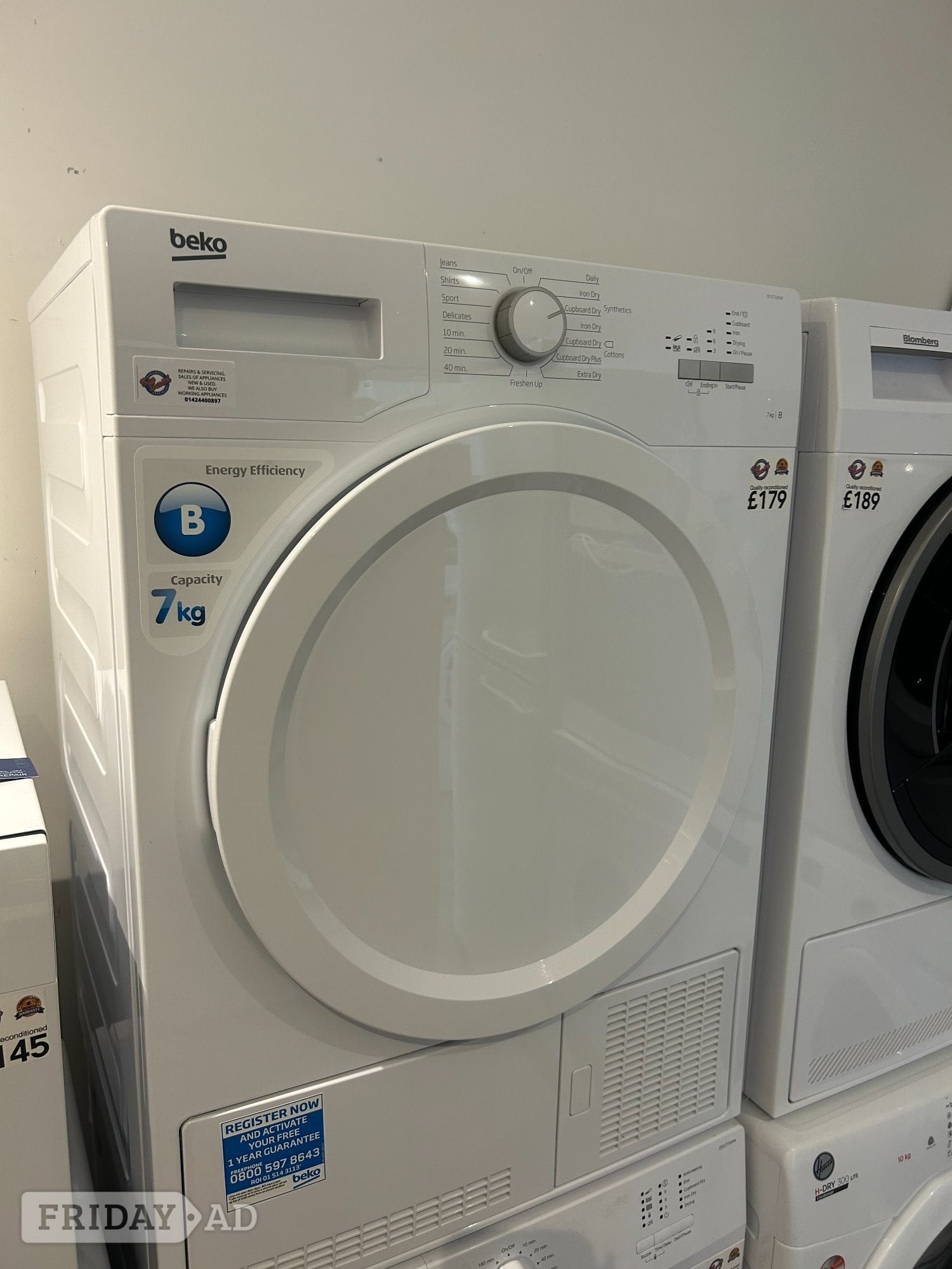 BEKO 7KG TUMBLE DRYER  in St. Leonards-On-Sea