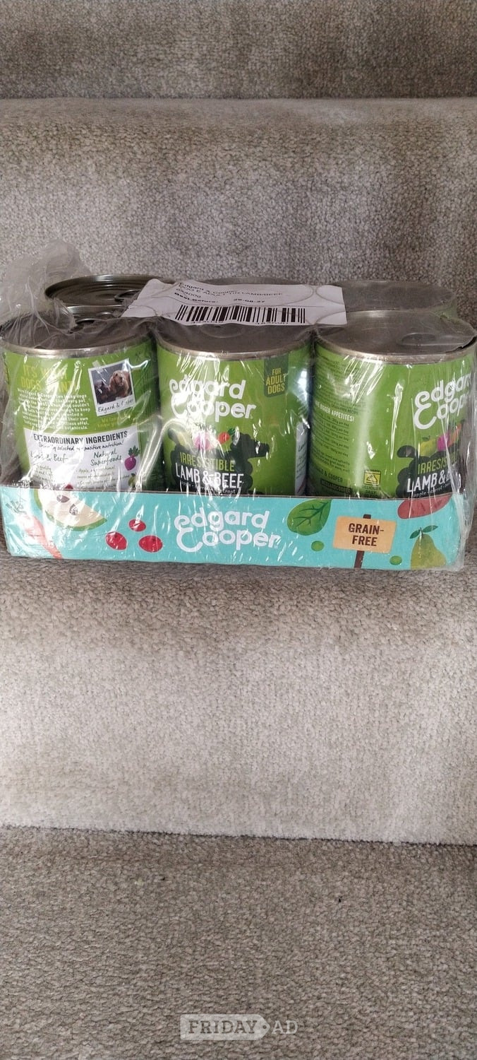 St. Leonards-On-Sea Tinned Dog Food - Edgard & Cooper - Lamb & Beef - 6 Pack- BARGAIN