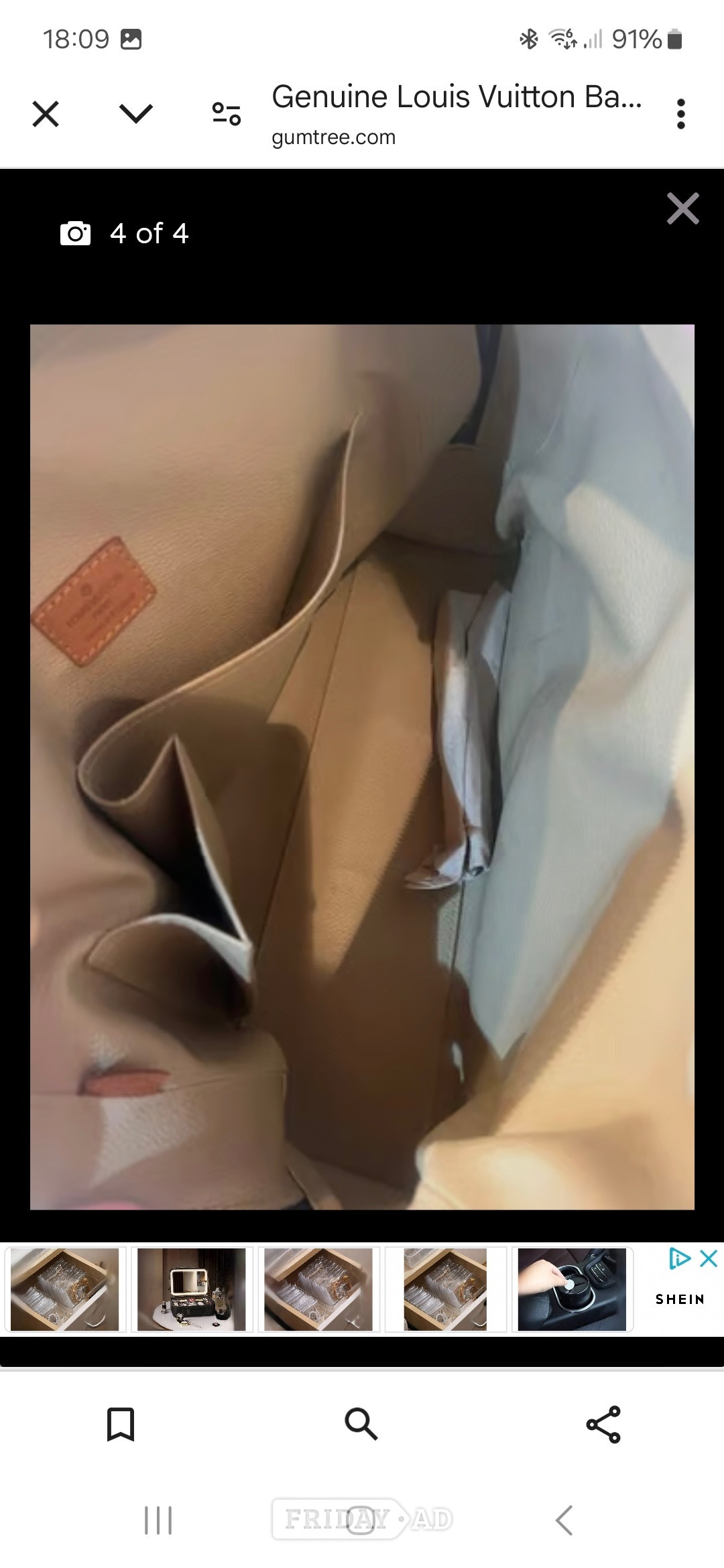 Chester Genuine Louis Vuitton Tote bag for sale