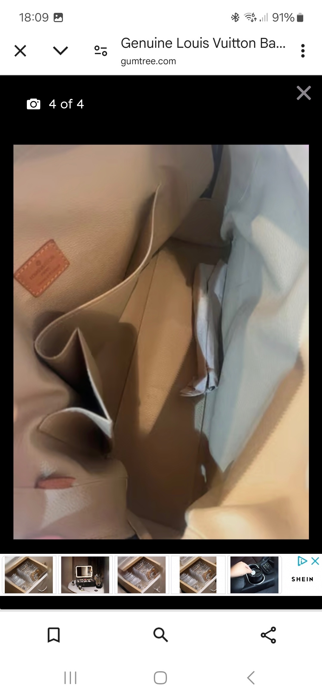 Chester Genuine Louis Vuitton Tote bag for sale