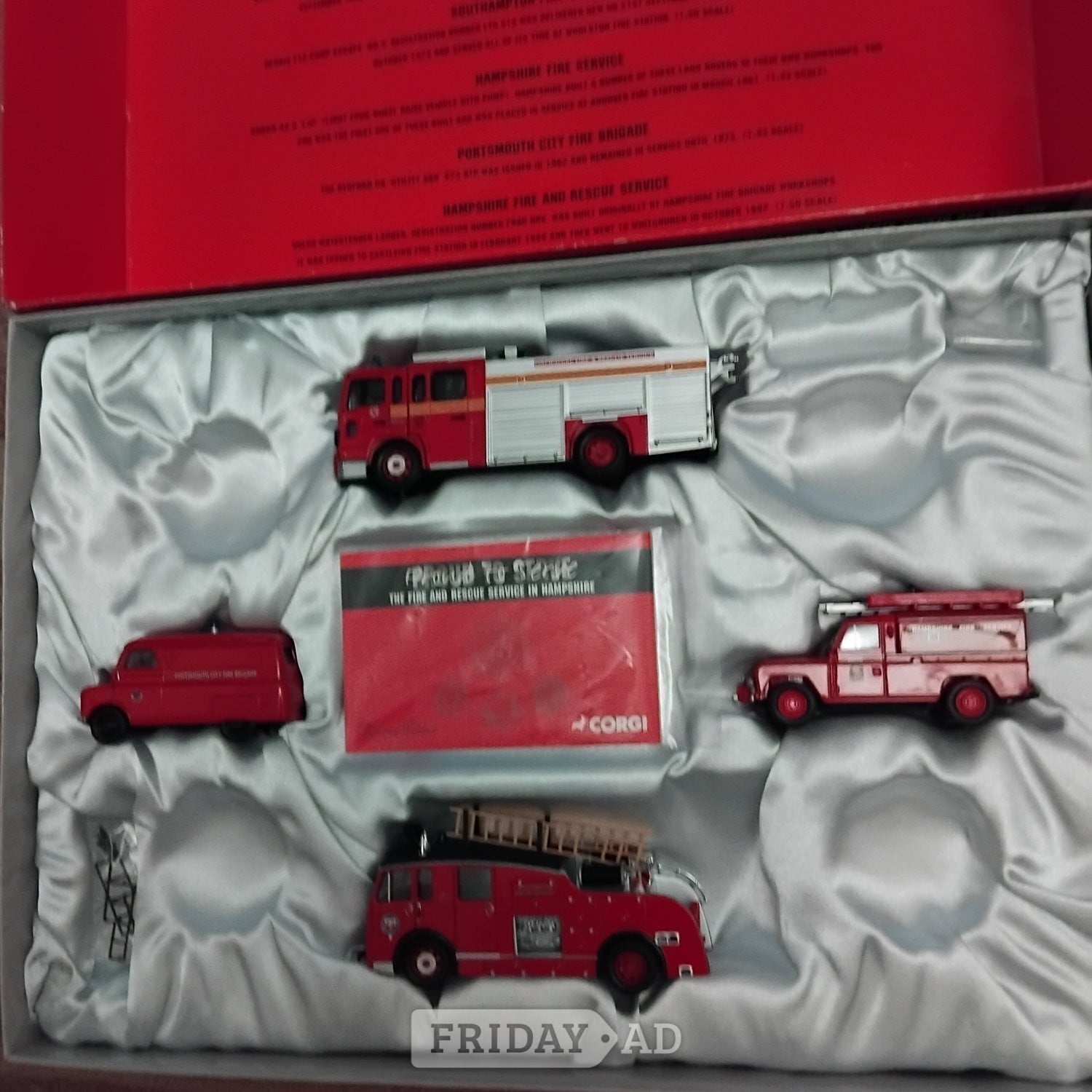 FIRE ENGINE MODELS CORGI BOXED SET LTD EDITION WITH CERT.  in Fareham