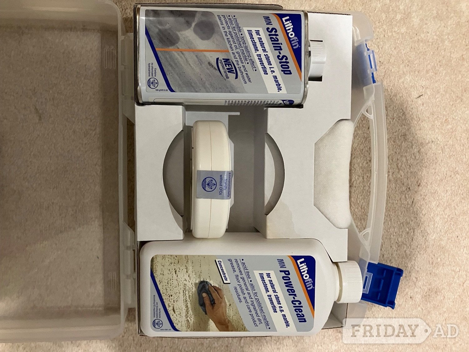 Natural Stone Maintenance kit. Lithofin. Brand new. Reduced.